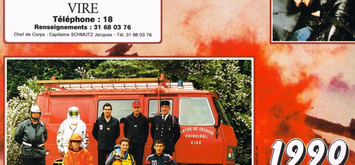 1990 – Calendrier des Pompiers de Vire