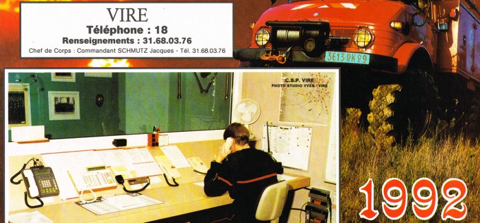 1992 – Calendrier des Pompiers de Vire